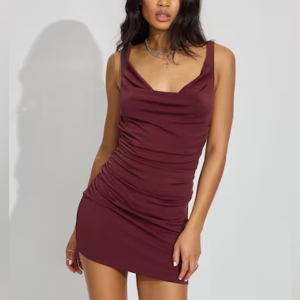 garage scoop neck dress